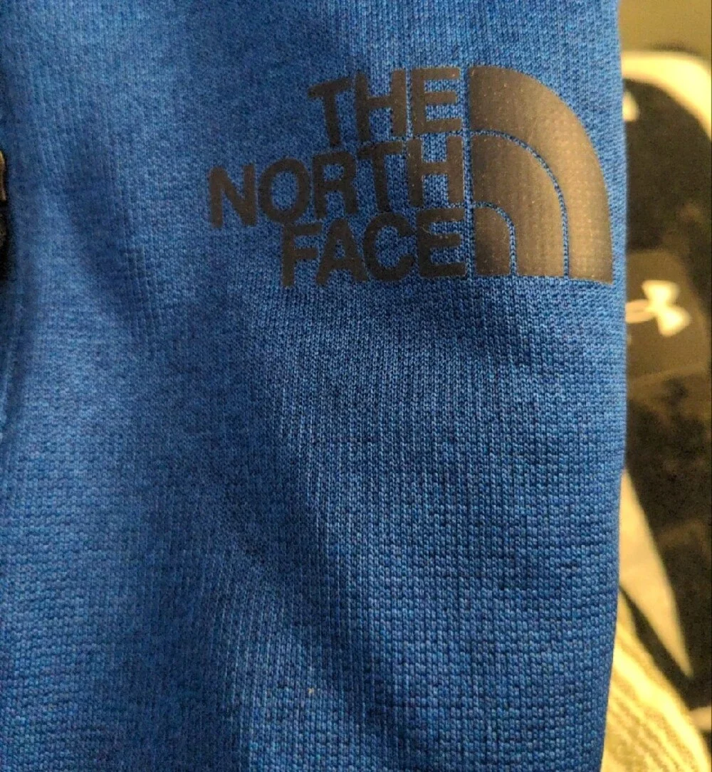 Men's The North Face Blue Quarter-Zip Jacket